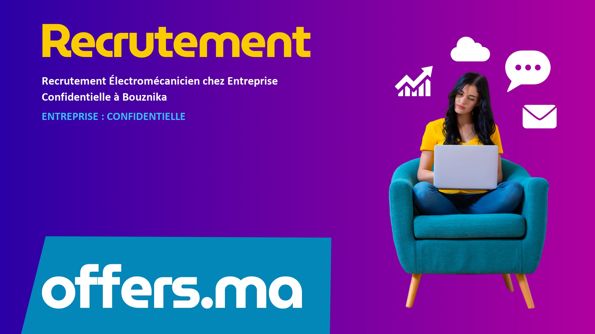 Recrutement Électromécanicien chez Entreprise Confidentielle à Bouznika