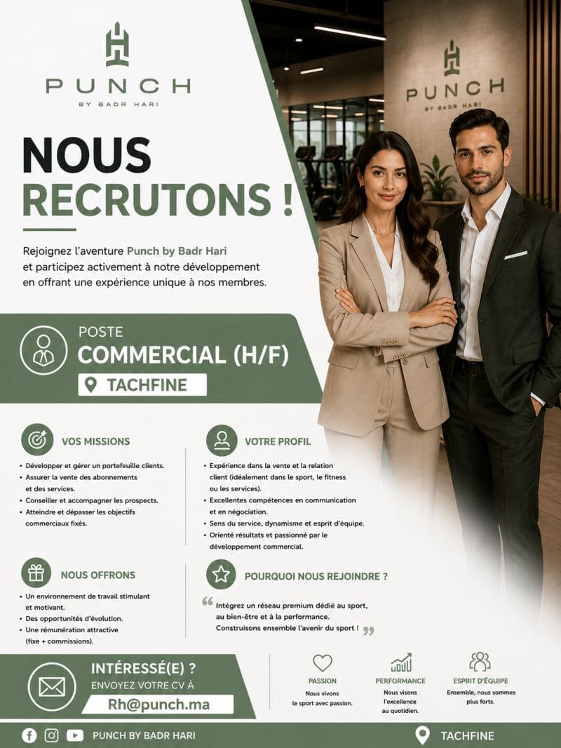 PUNCH by Badr Hari recrute