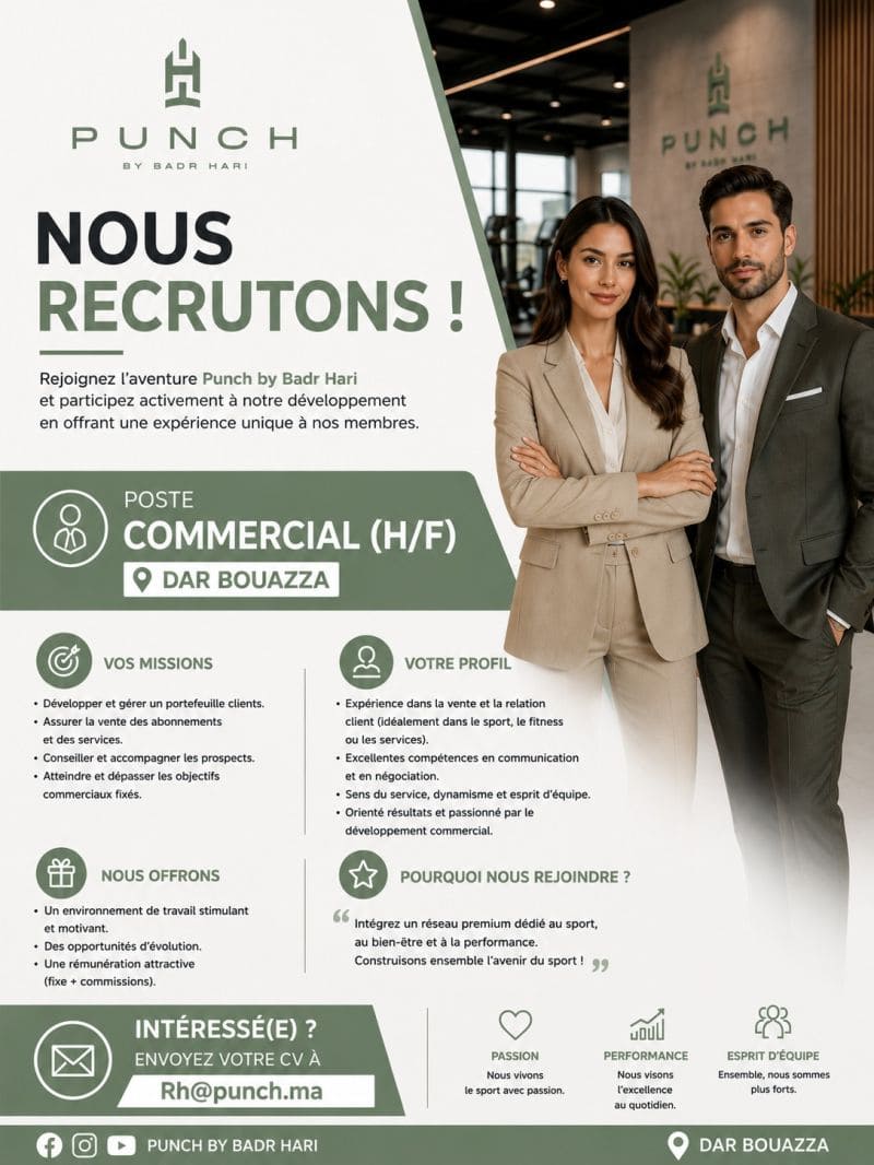 PUNCH by Badr Hari recrute