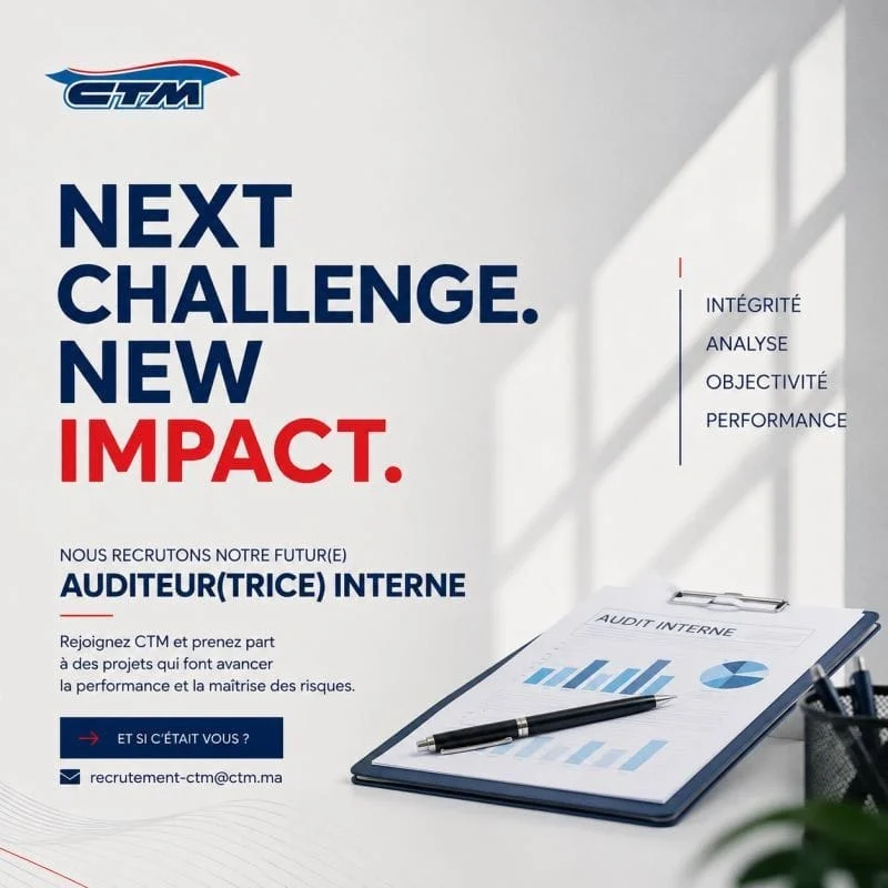 CTM recrute Auditeur Interne